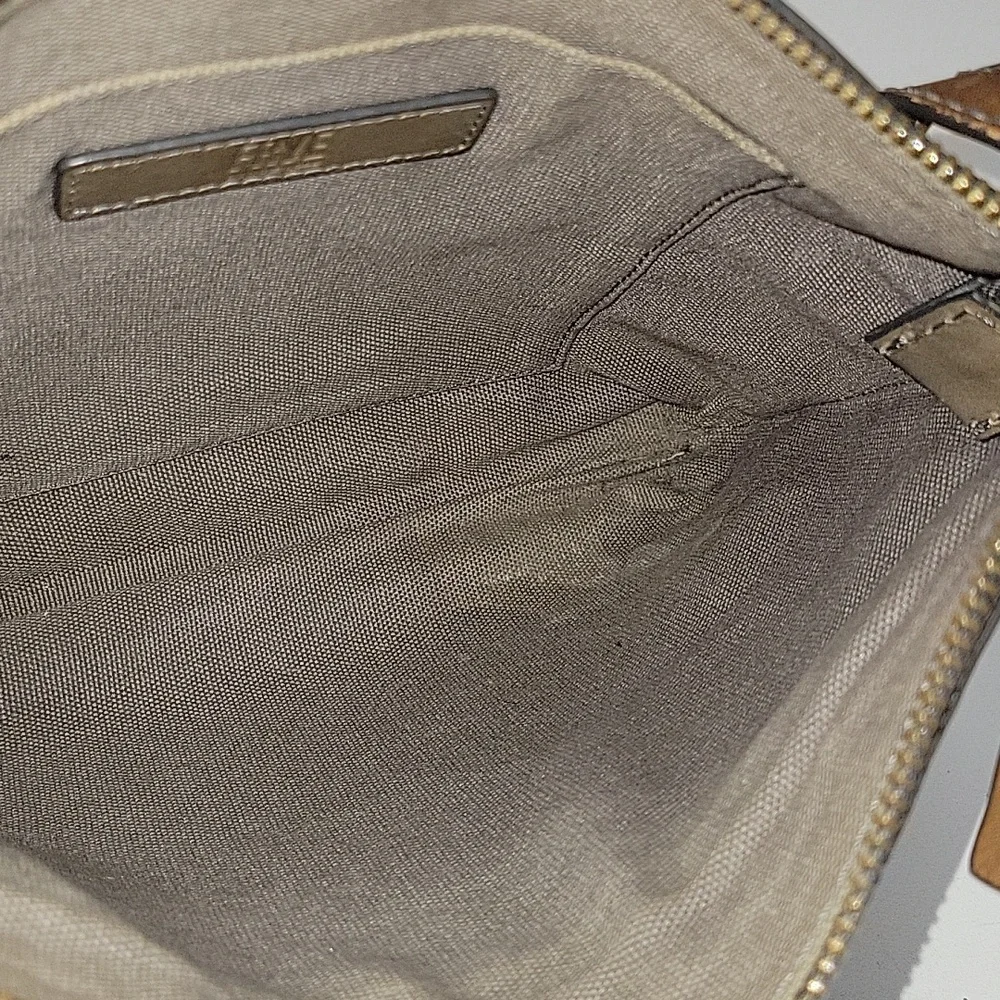 Frye Light Brown Leather Crossbody Bag